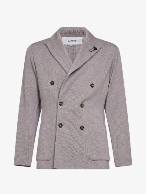 Lardini peak-lapel double-breasted blazer