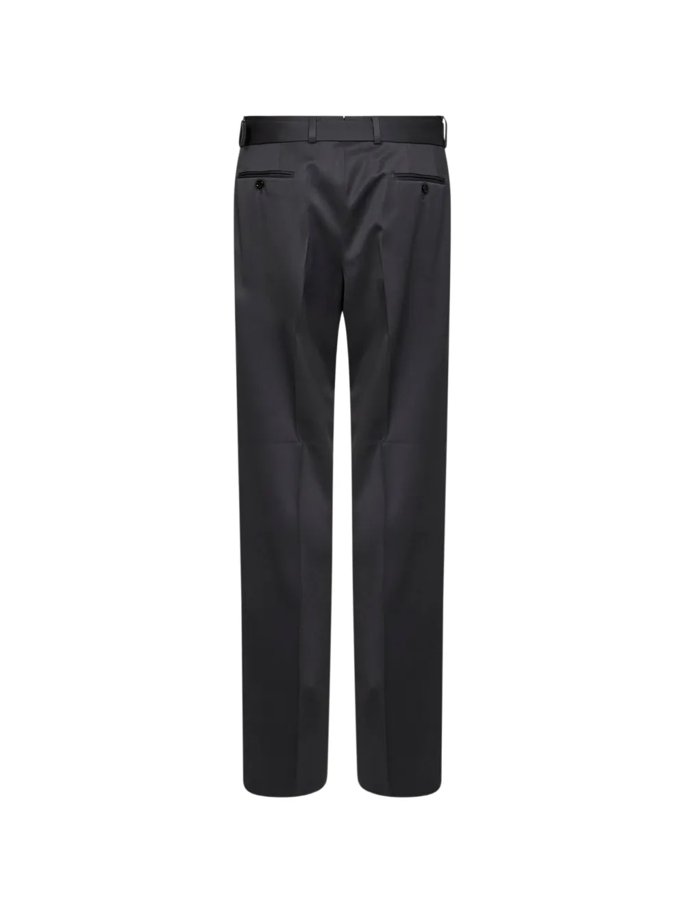 Lardini Geplooide broek met ceintuur Grijs