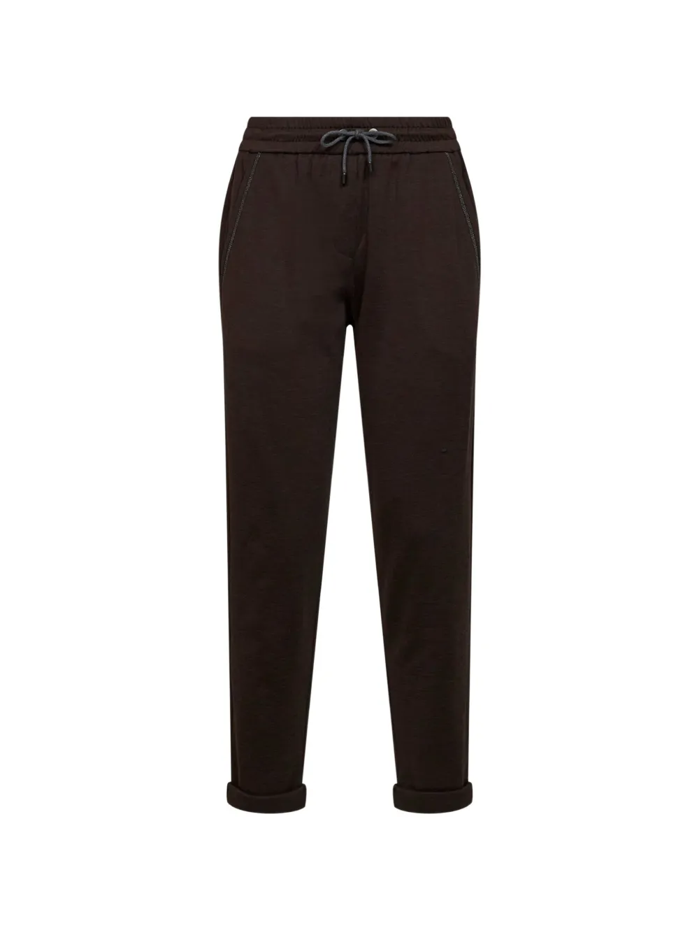 Brunello Cucinelli Monili drawstring track pants - Marrone