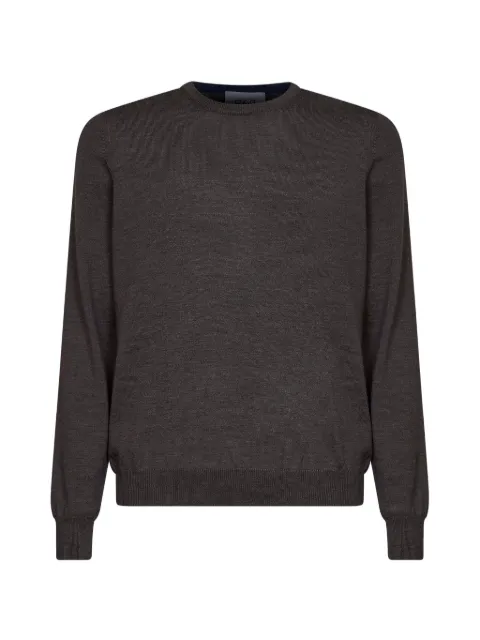 D4.0 plain-stitch crew-neck sweater