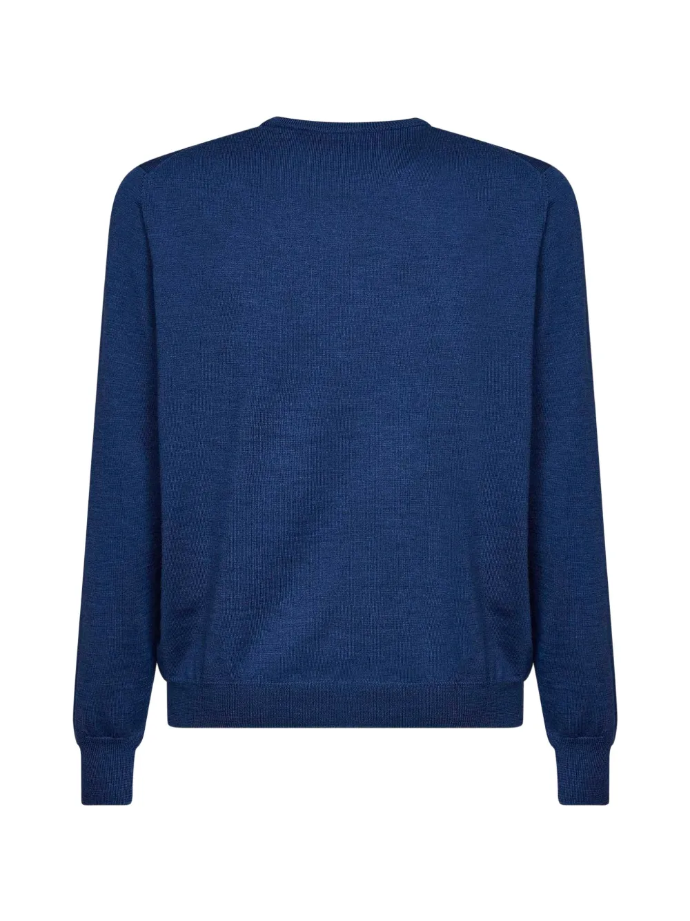 D4.0 Gebreide trui met stiksels Blauw