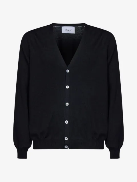 D4.0 V-neck button-up cardigan