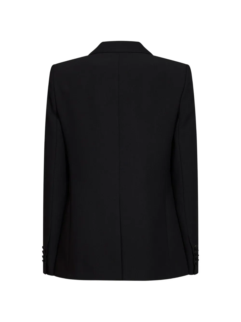 Blanca Vita Blazer met enkele rij knopen en gestructureerde schouders Zwart