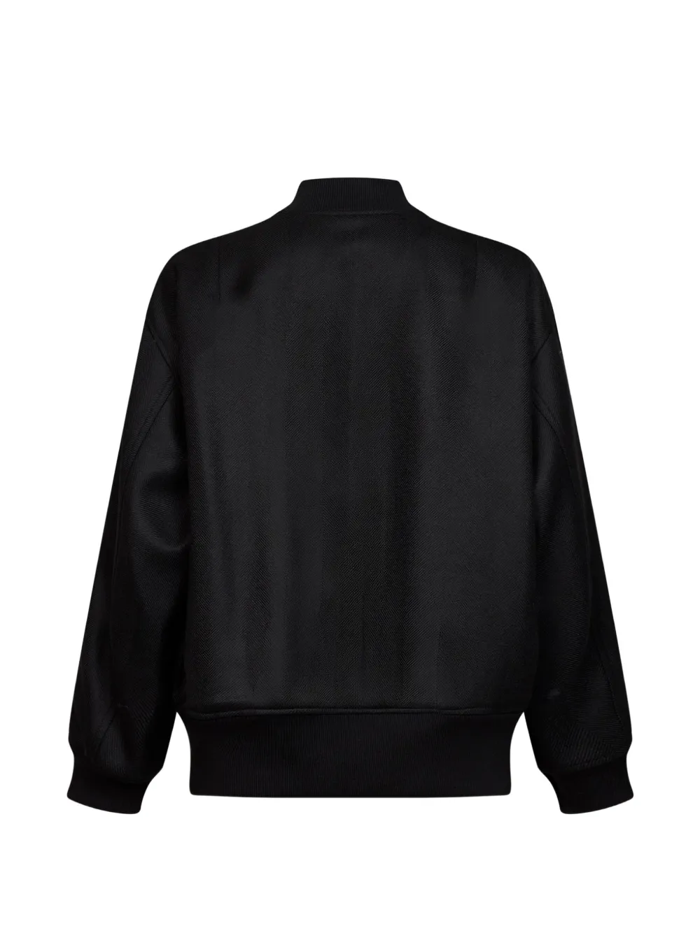 Blanca Vita Wollen jack met chevron patroon Zwart