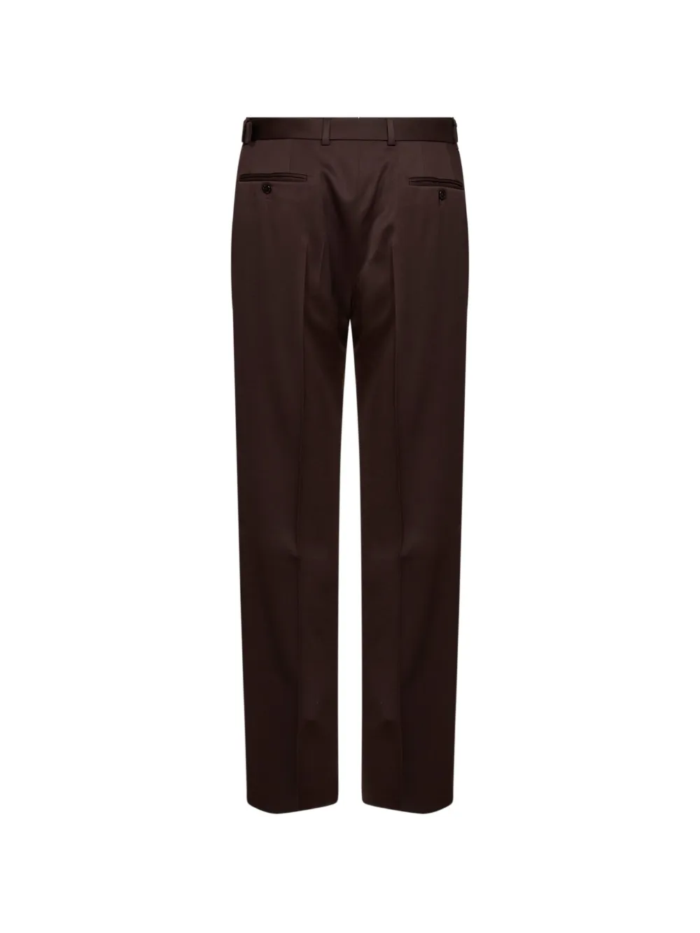 Lardini Geplooide broek met ceintuur Bruin