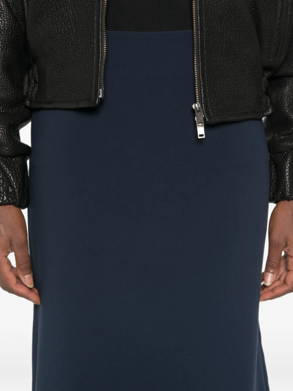 Ottod'Ame Midi-kokerrok Blauw