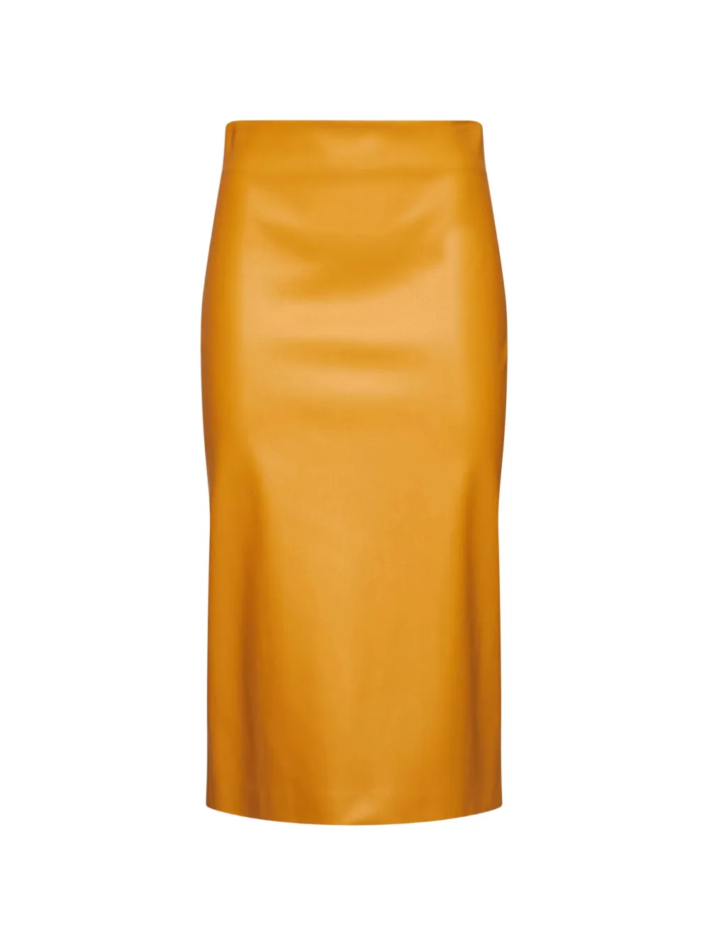 Blanca Vita high-rise rear-slit midi pencil skirt - Gelb