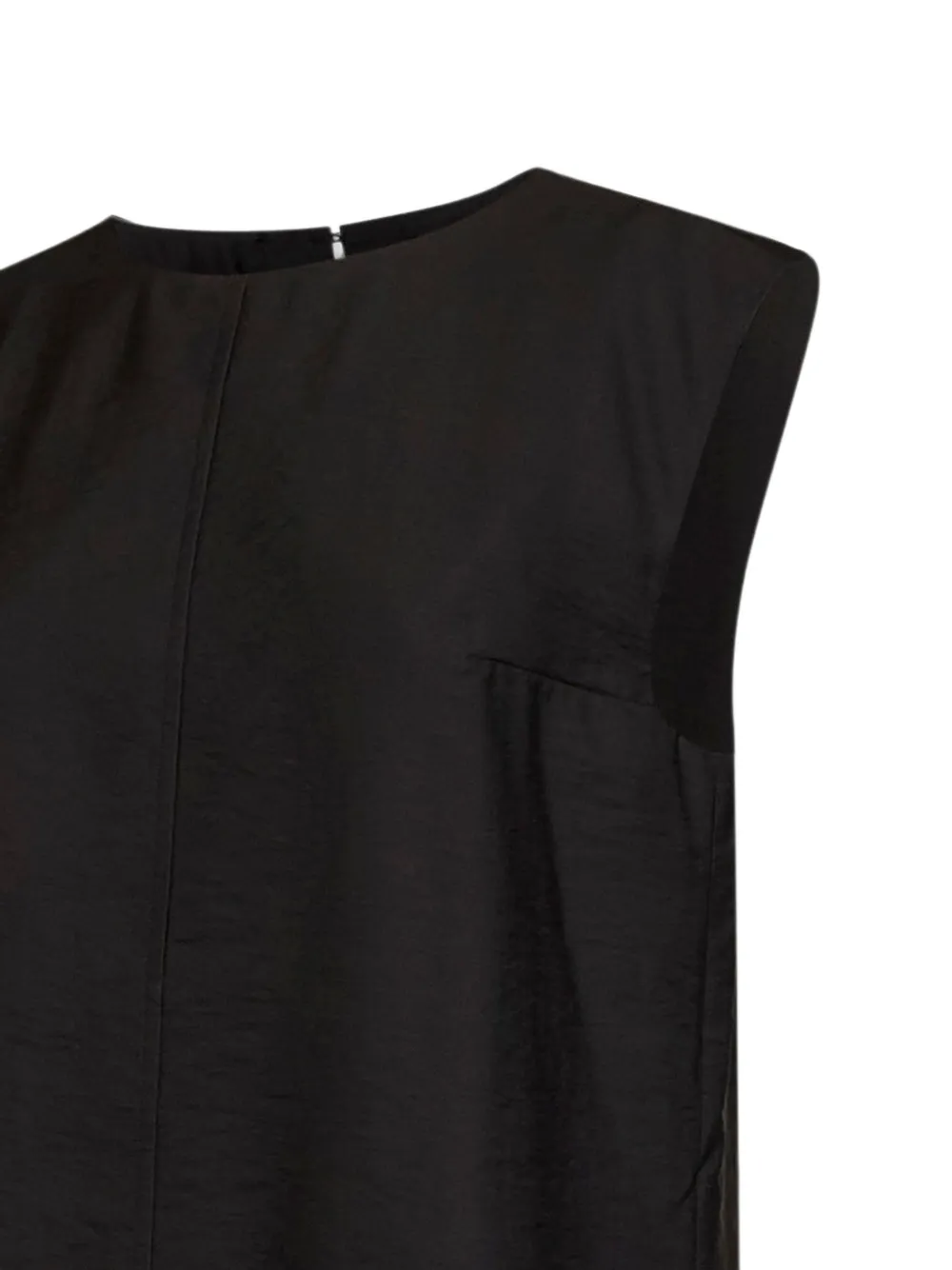 Studio Nicholson Gewelfde blouse met kant Zwart