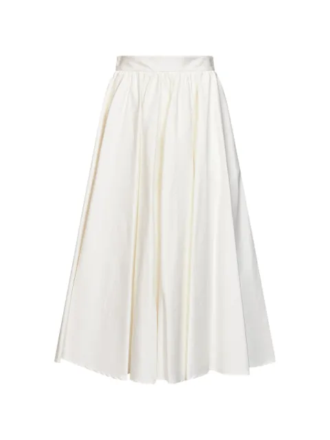Blanca Vita gathered pleated midi skirt