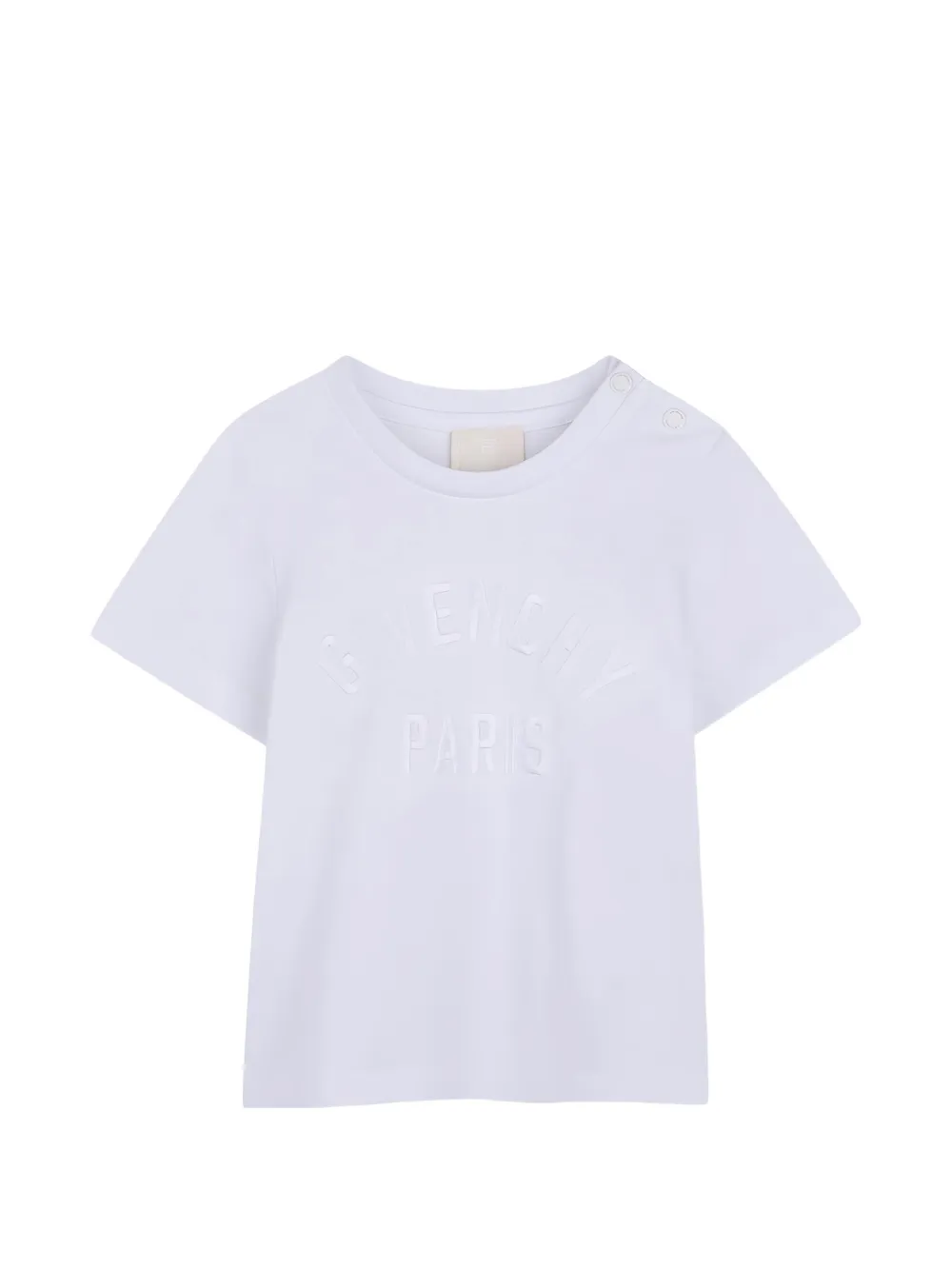 Givenchy Kids embroidered logo T-shirt - Bianco