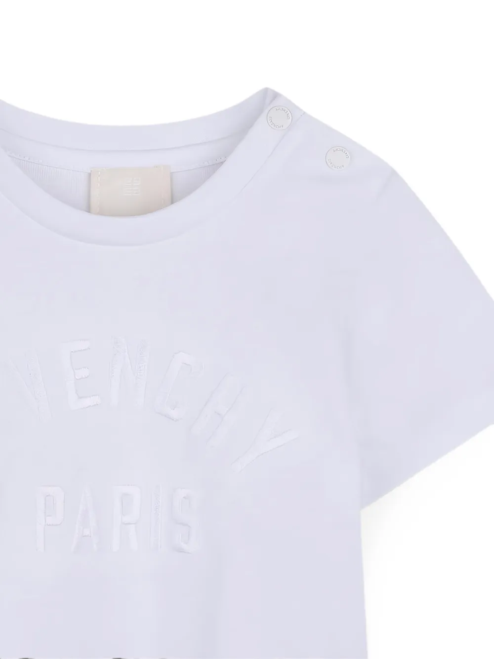 Givenchy Kids T-shirt met geborduurd logo Wit