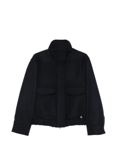 Ottod'Ame elasticated-hem high-neck jacket