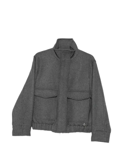 Ottod'Ame elasticated-hem flap-pocket jacket