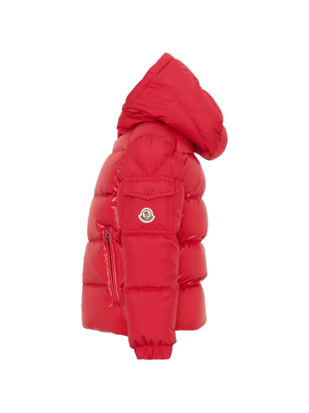 Moncler Enfant Hyoseris gewatteerd jack Rood