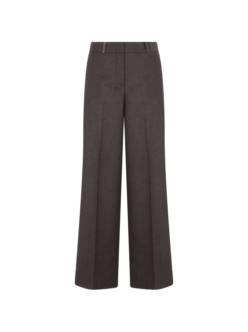 Peserico pantalon ample à plis marqués - Marron