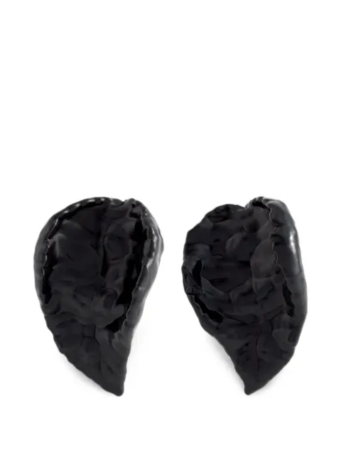LA MANSO pendientes con colgante de hoja