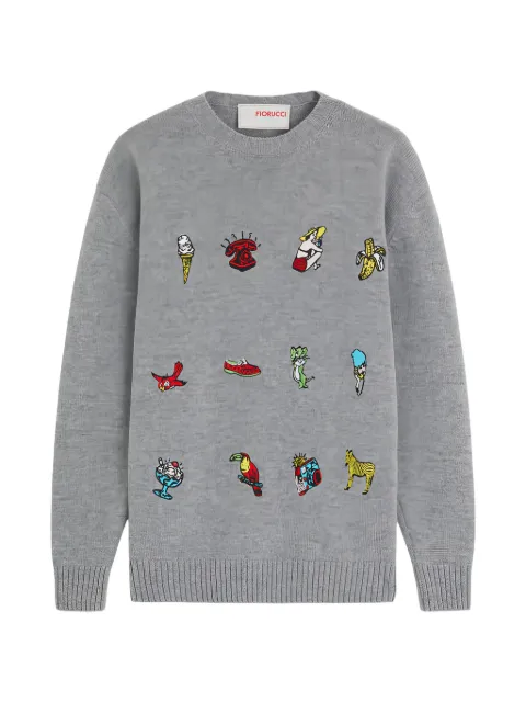Fiorucci pull Toys à broderies