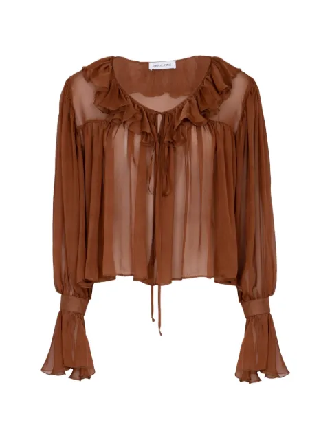 Raquel Diniz Camille ruffled blouse