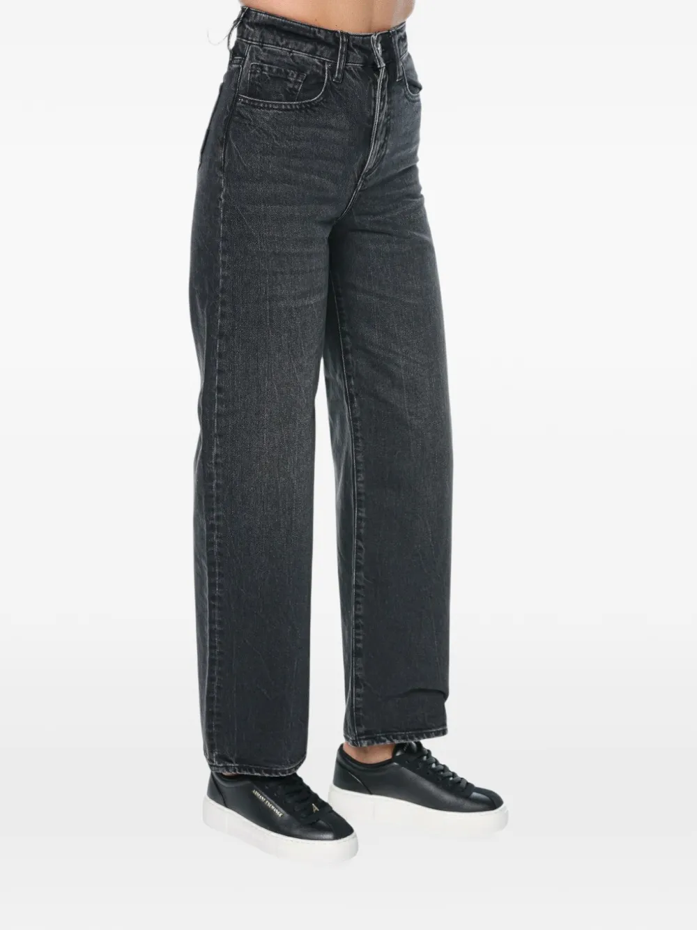 Armani Exchange five-pocket jeans Zwart