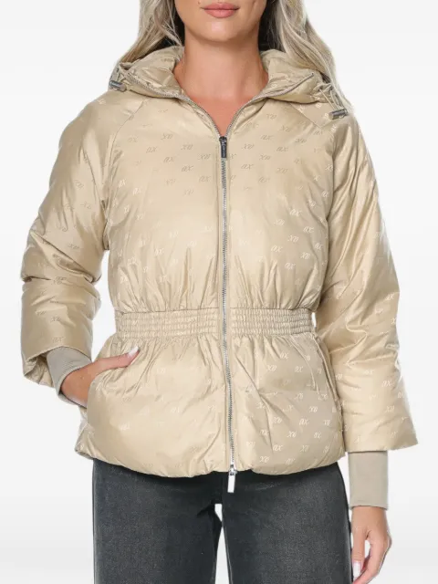 Armani Exchange logo-print hooded jacket