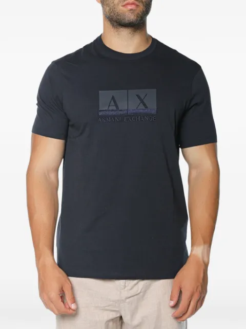 Armani Exchange logo-print cotton T-shirt