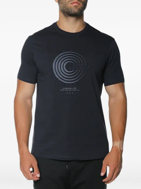 Armani Exchange logo-print cotton T-shirt
