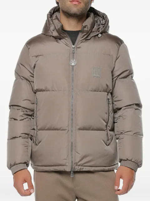 Armani Exchange hooded quilted jacket