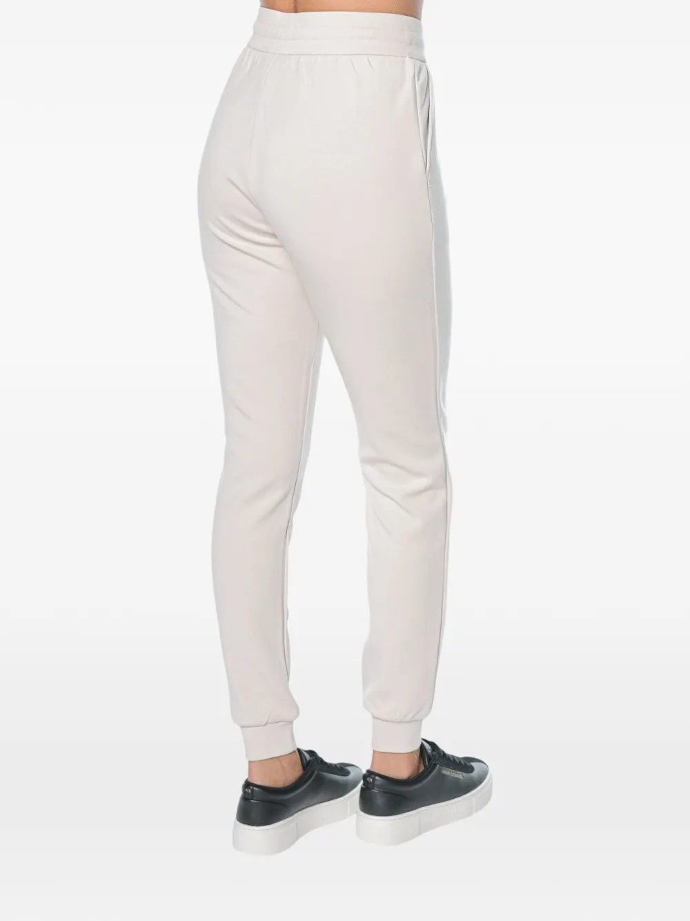 Armani Exchange drawstring-waist track pants Beige