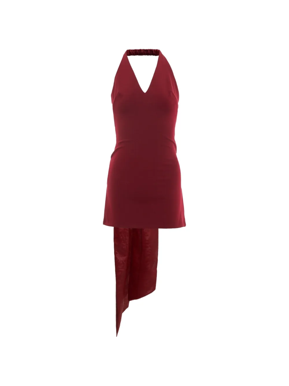 KENZIE KLAMBIE halterneck tie-fastening dress - Rot