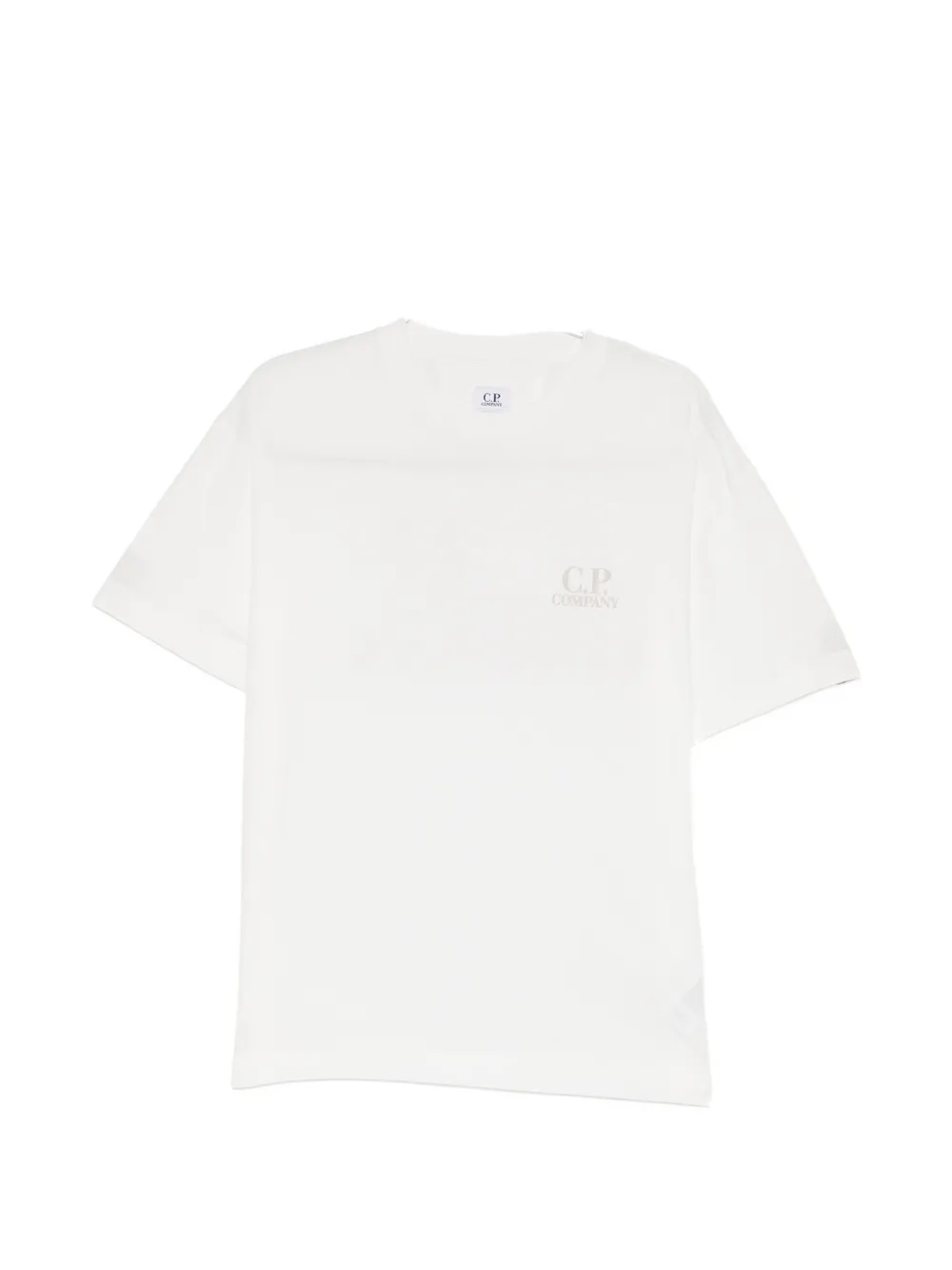 C.P. Company logo-print T-shirt - Weiß