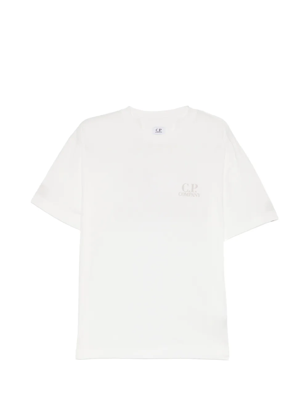 C.P. Company logo-print T-shirt - Bianco