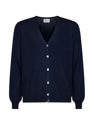 Jil Sander Vネック カーディガン | ブルー | FARFETCH JP
