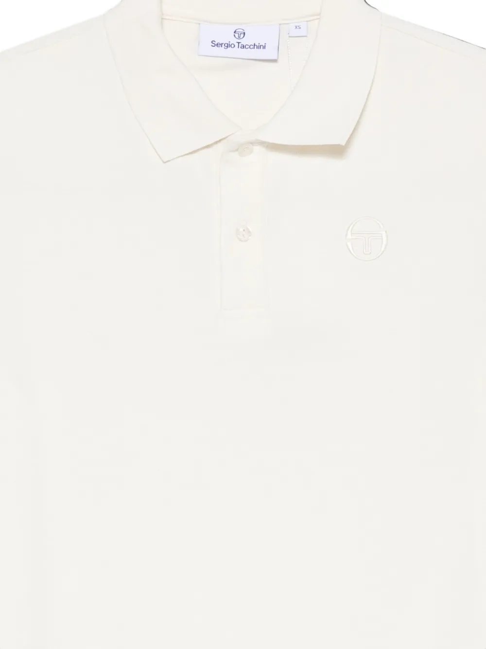Sergio Tacchini Poloshirt met geborduurd logo Beige