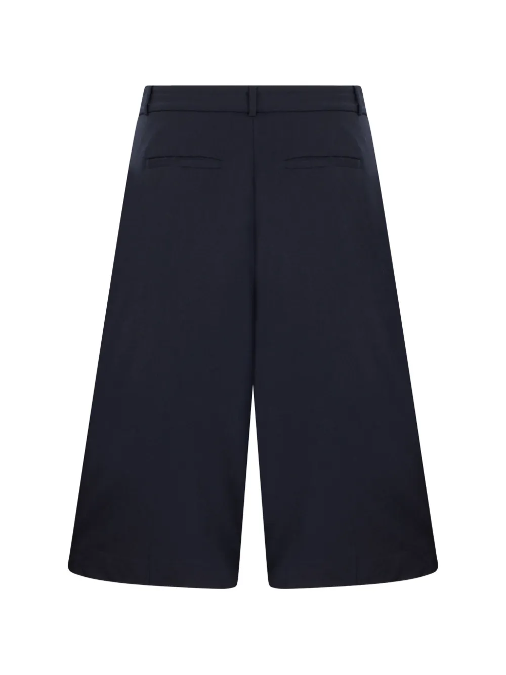 Peserico Plooibroek met wijde pijpen Blauw