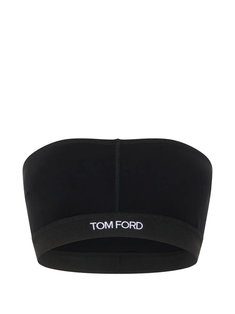 TOM FORD Reggiseno con fascia e logo - Nero