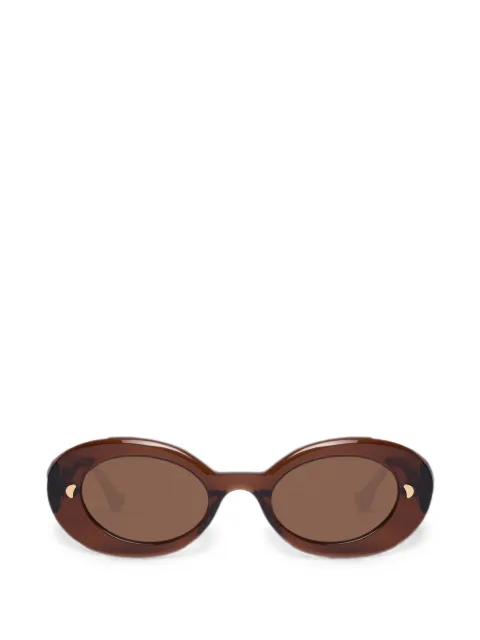 Nanushka Giva oval-frame sunglasses