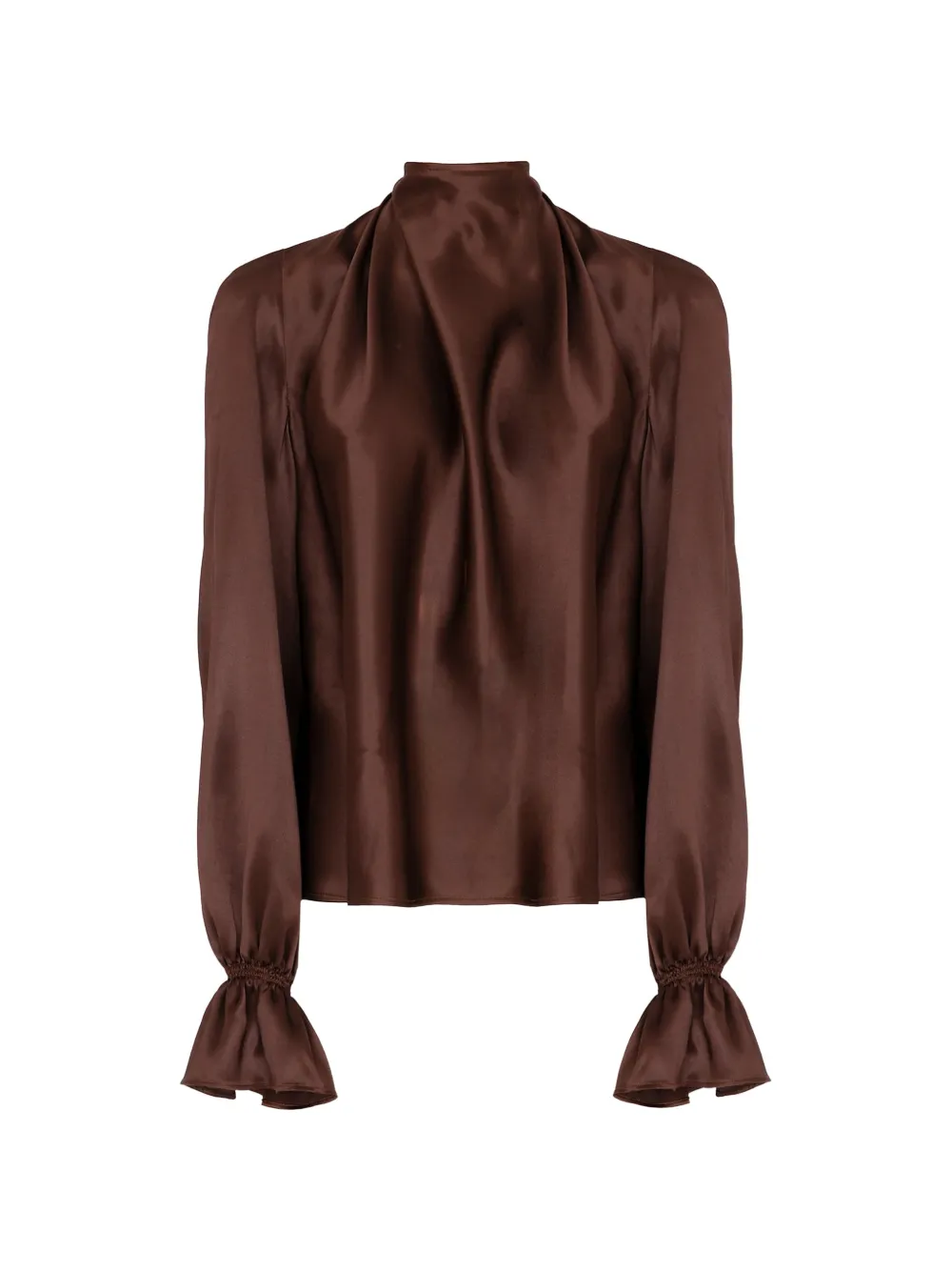 Raquel Diniz Blusa Moona a maniche lunghe - Marrone