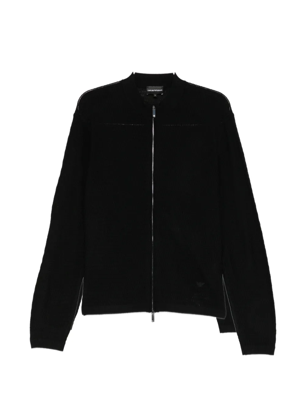 Emporio Armani Cardigan con zip - Nero