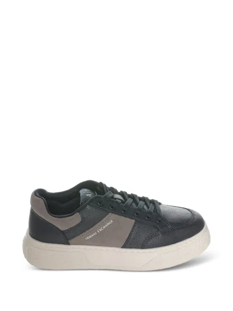 Armani Exchange logo-print panelled sneakers