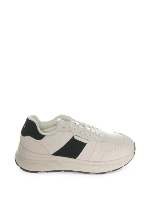 Armani Exchange logo-print panelled sneakers