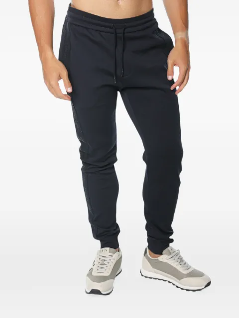 Armani Exchange logo-tape track pants