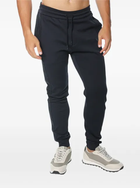 Armani Exchange logo-tape track pants