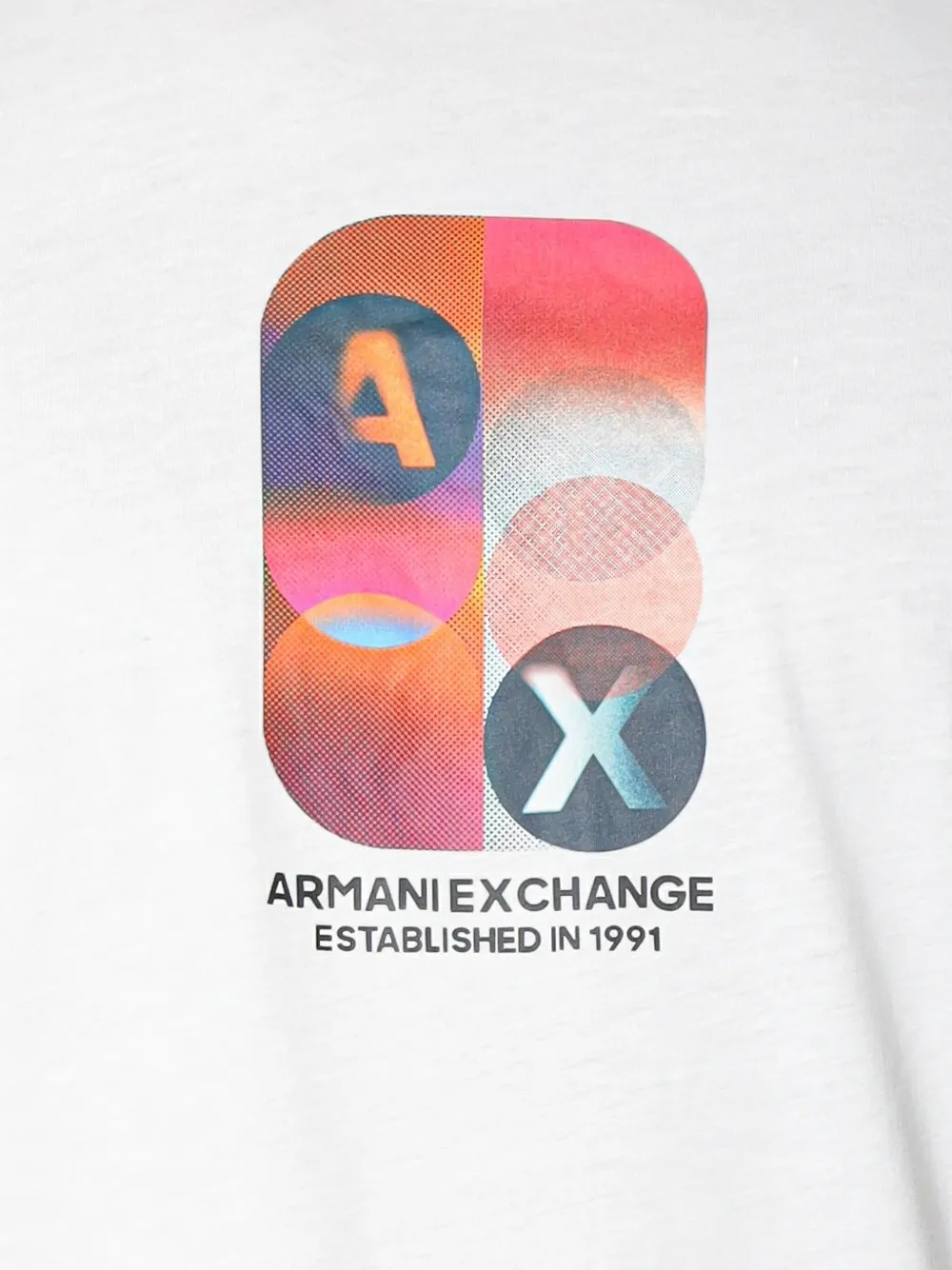 Armani Exchange graphic-print T-shirt Wit