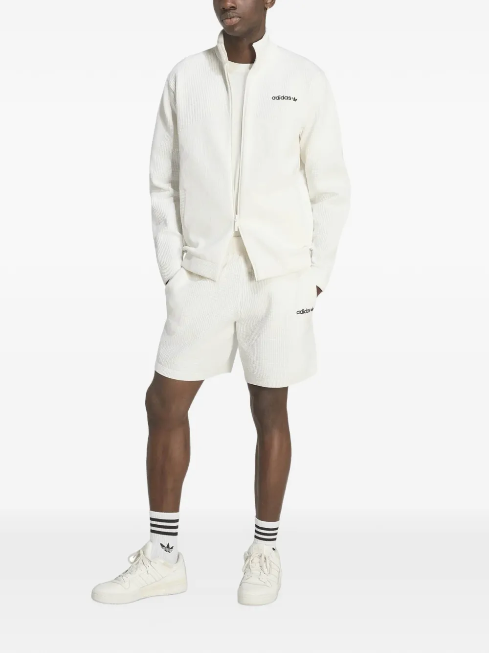 adidas Munich 93 mesh track top Beige