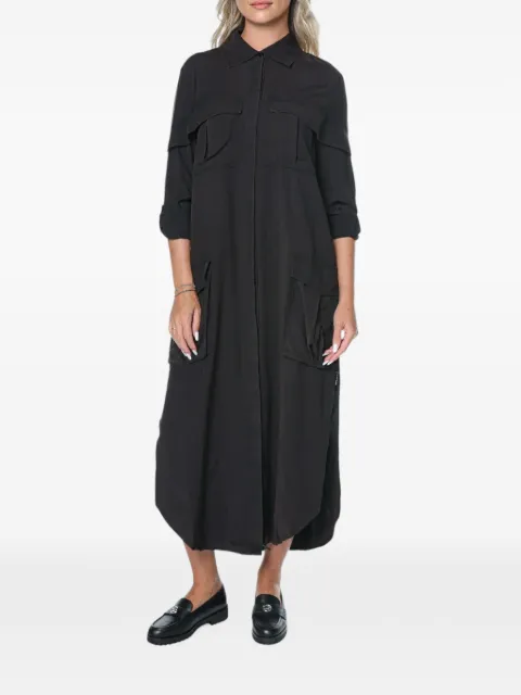 One Teaspoon crushed midi shirt-dress