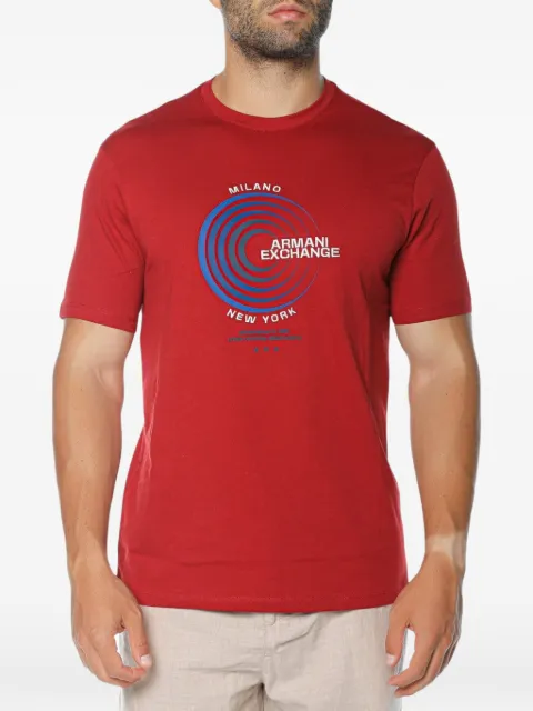 Armani Exchange logo-print cotton T-shirt