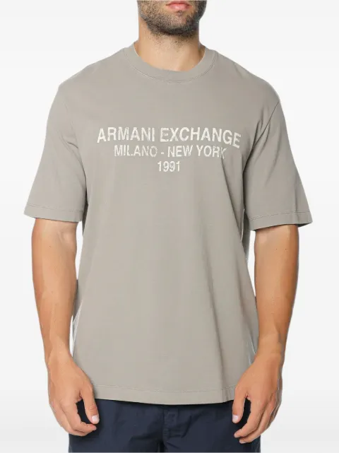 Armani Exchange T-Shirt mit Logo-Print