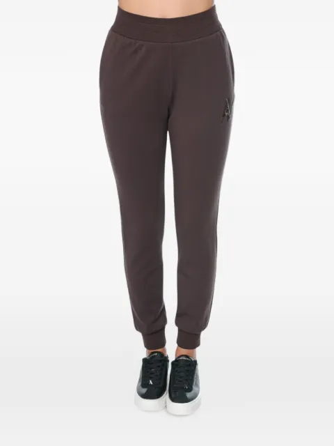 Armani Exchange sequin-logo track pants
