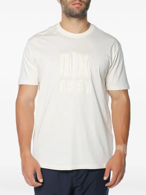 Armani Exchange embossed-logo crew-neck T-shirt