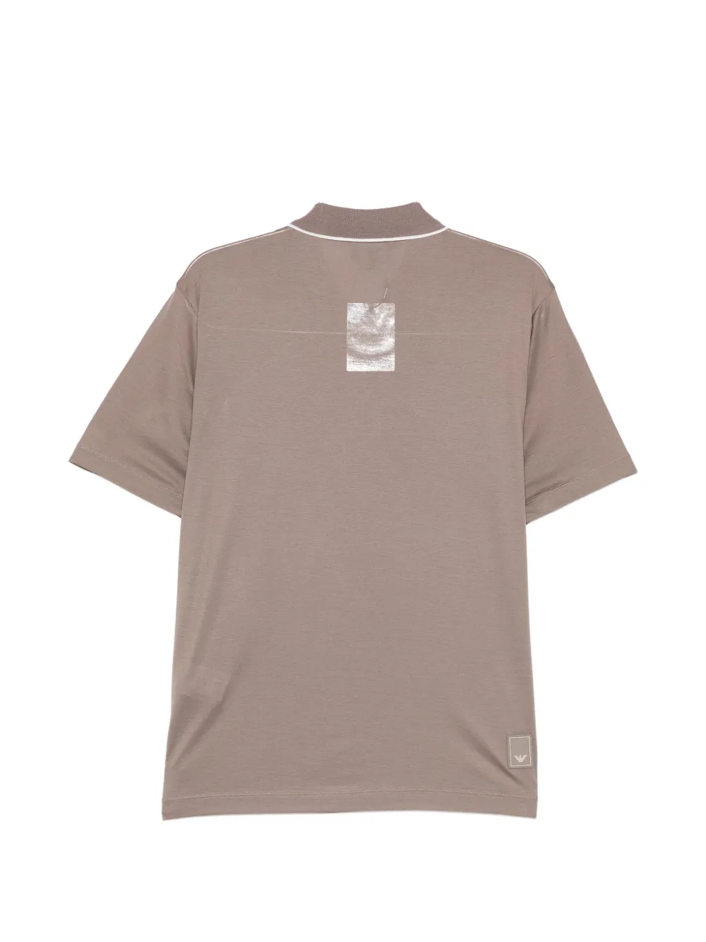 Emporio Armani Poloshirt met logopatch Bruin